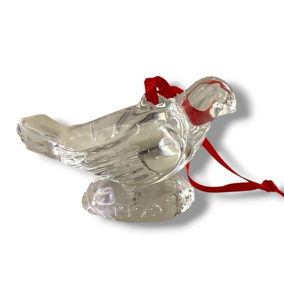 WATERFORD CRYSTAL 1996 12 DAYS OF CHRISTMAS TURTLE DOVE ORNAMENT MIB Collectible - Picture 4 of 7